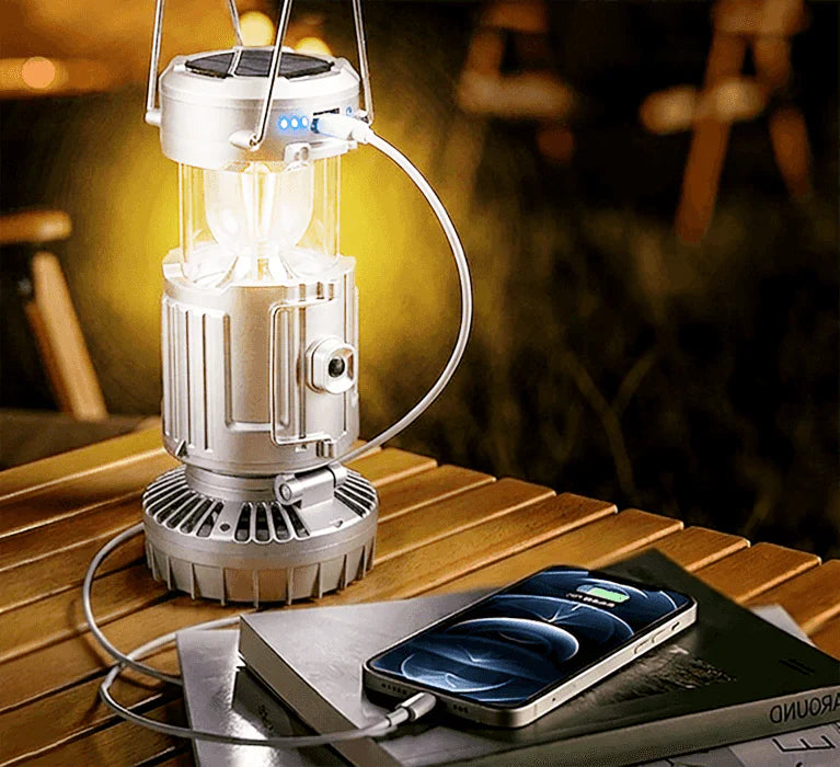 3 IN 1 LATERN + FAN + POWER BANK