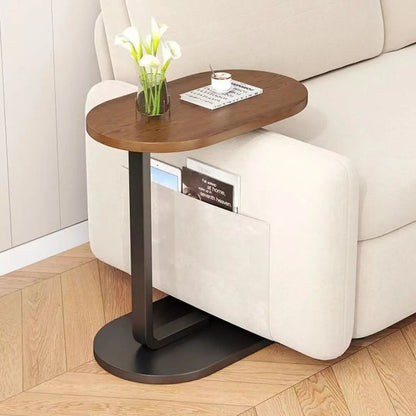 C-Shaped Sofa Side Table