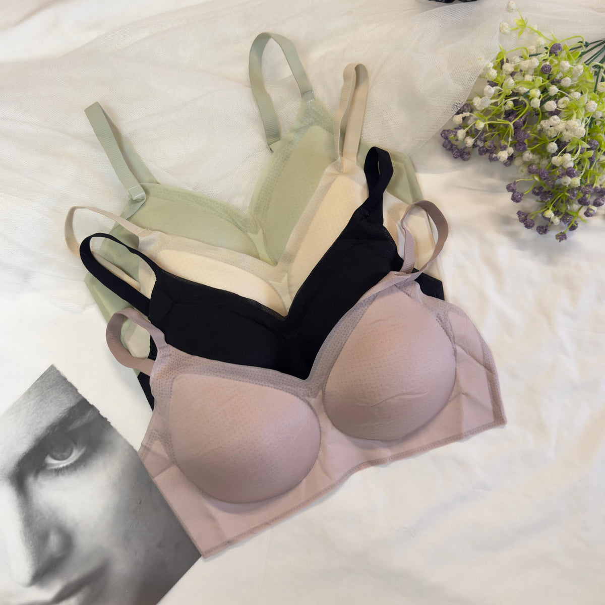 Pack of 4 Comfy Bra