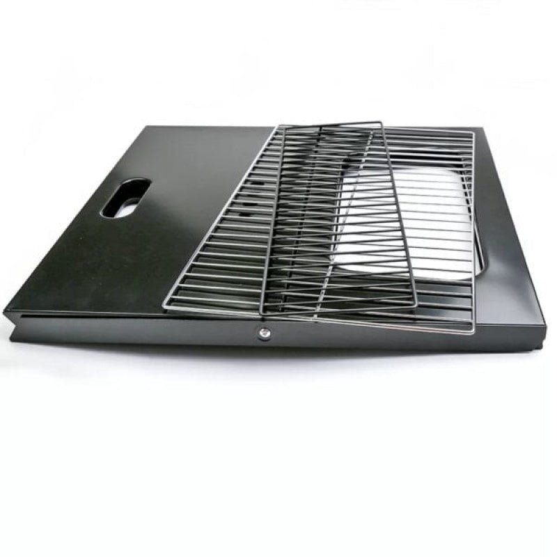 Notebook Portable Flat-Folding BBQ Charcoal Grill