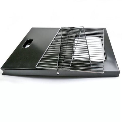 Notebook Portable Flat-Folding BBQ Charcoal Grill