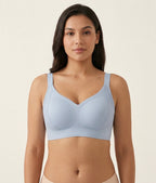 Back Open Thick strap Bonding Bra(Premium Imported)