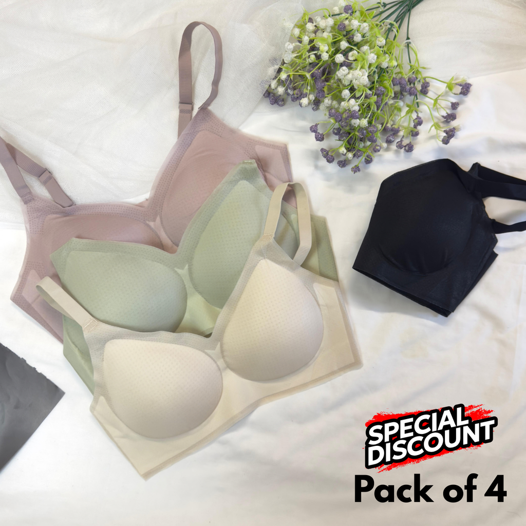Pack of 4 Comfy Bra