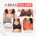 Pack of-4 Triumph Doreen Classic Non-Padded Full Coverage Bra for Women