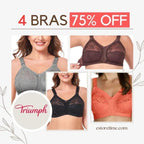 Pack of-4 Triumph Doreen Classic Non-Padded Full Coverage Bra for Women