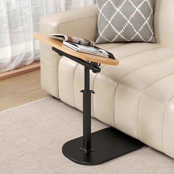 90° Tilting & 360° Swivel Height-Adjustable Work Table