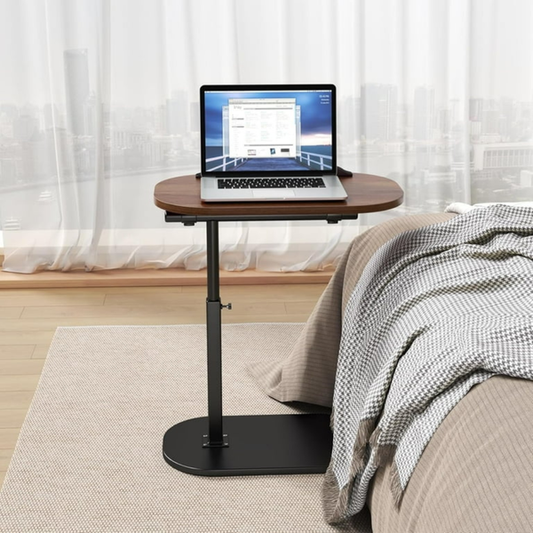 90° Tilting & 360° Swivel Height-Adjustable Work Table