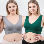 Last day 30% off - comfy corset bra front cross side buckle lace bras