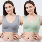 Last day 30% off - comfy corset bra front cross side buckle lace bras