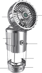 3 IN 1 LATERN + FAN + POWER BANK