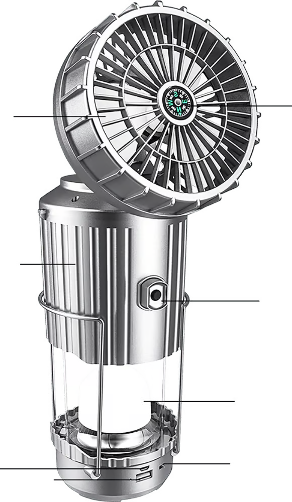 3 IN 1 LATERN + FAN + POWER BANK