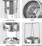 3 IN 1 LATERN + FAN + POWER BANK
