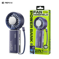 2-in-1 Power Bank Handheld Fan
