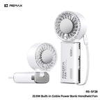 2-in-1 Power Bank Handheld Fan