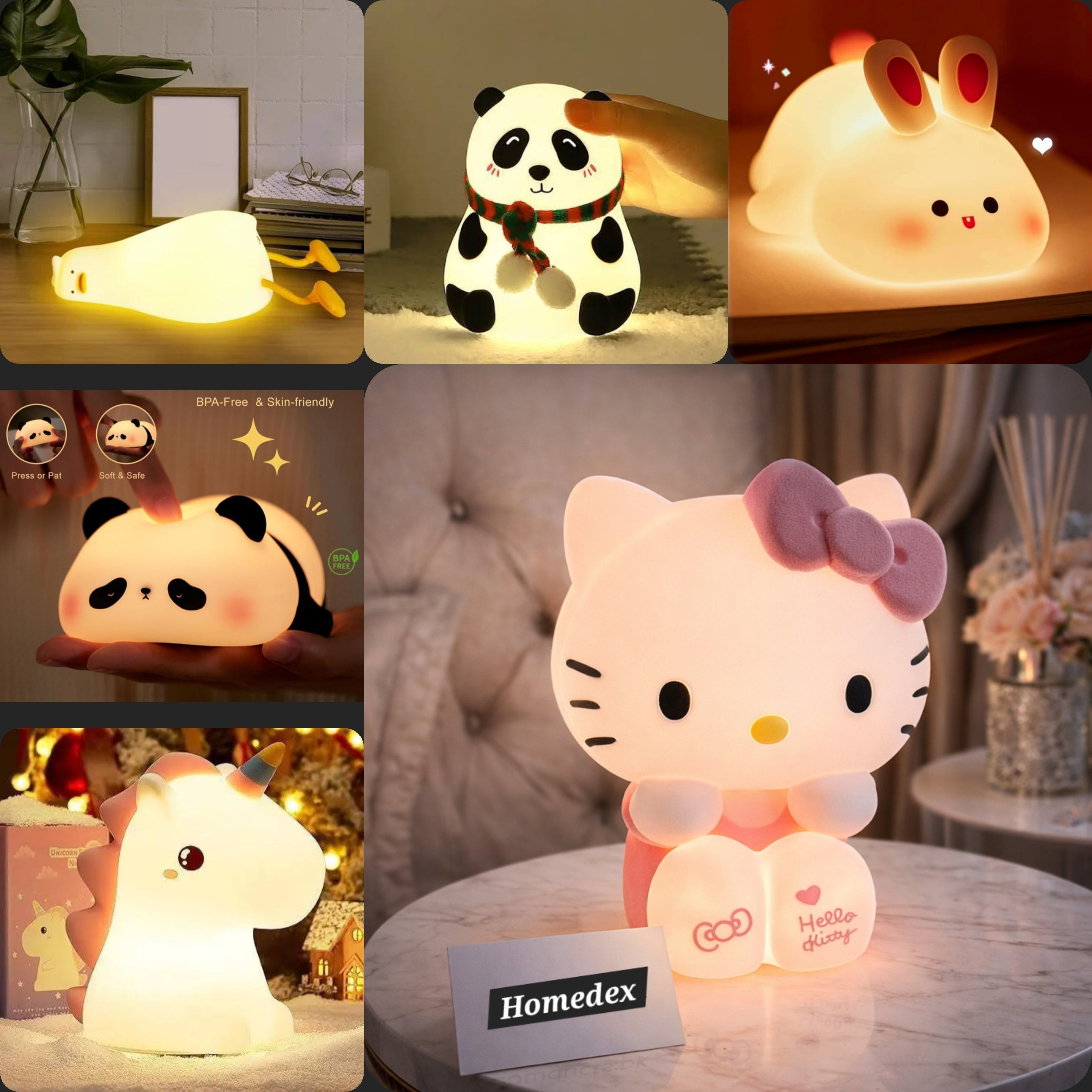Silicone Animal Night Lamp