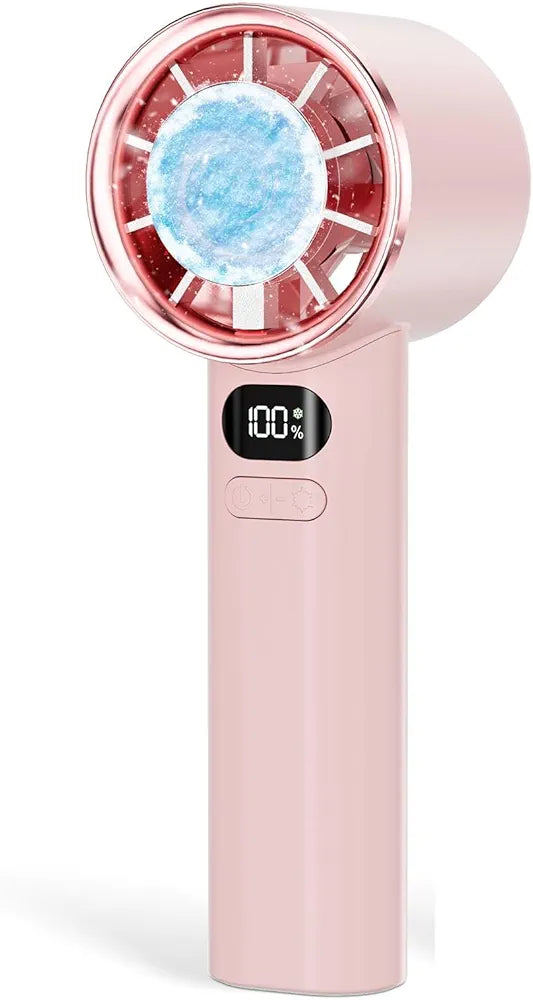 Premium Portable Turbo Handheld Fan with Cold Compress Technology