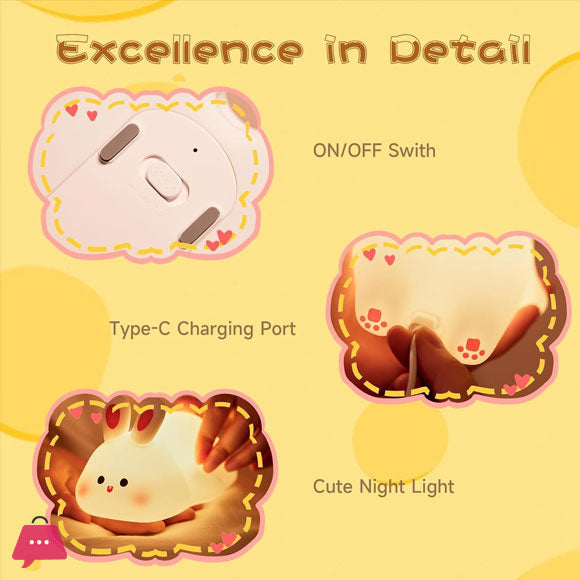 Silicone Animal Night Lamp